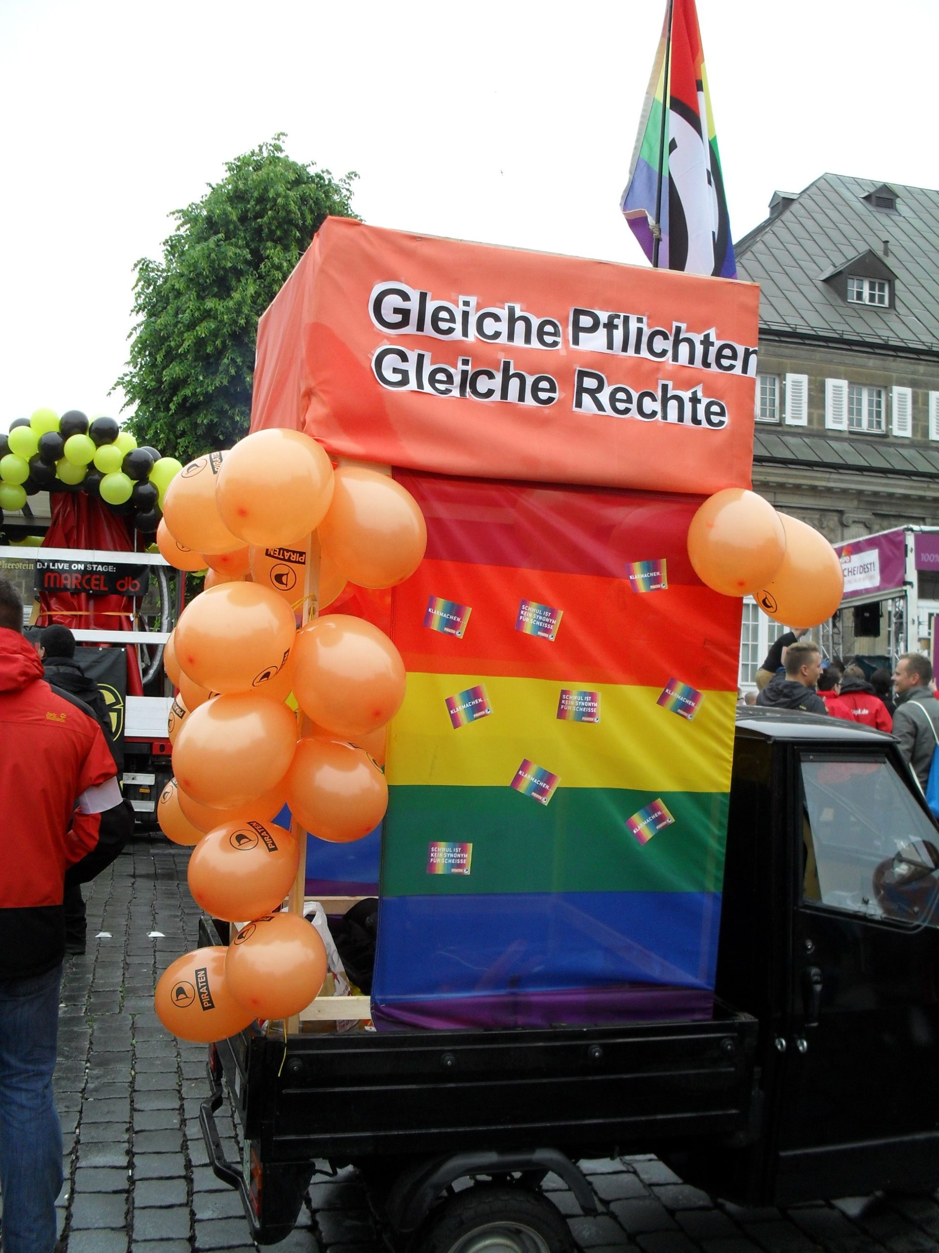 Trotz Dauerregen erfolgreicher CSD für die PIRATEN Dresden