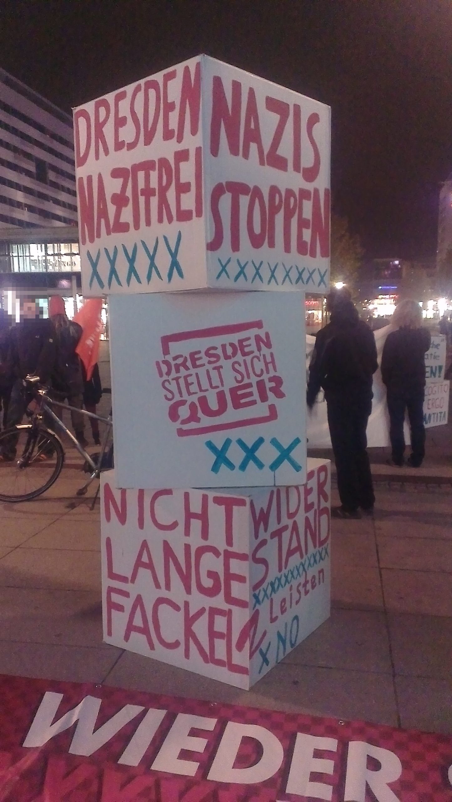 Auftakt Dresden-Nazifrei